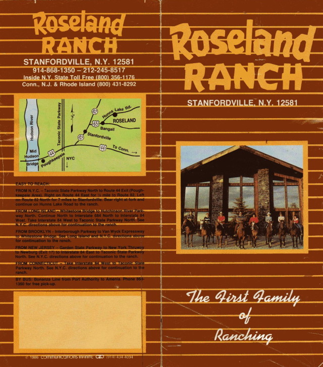 Roseland Ranch Brochure 1991 - 1992 00001